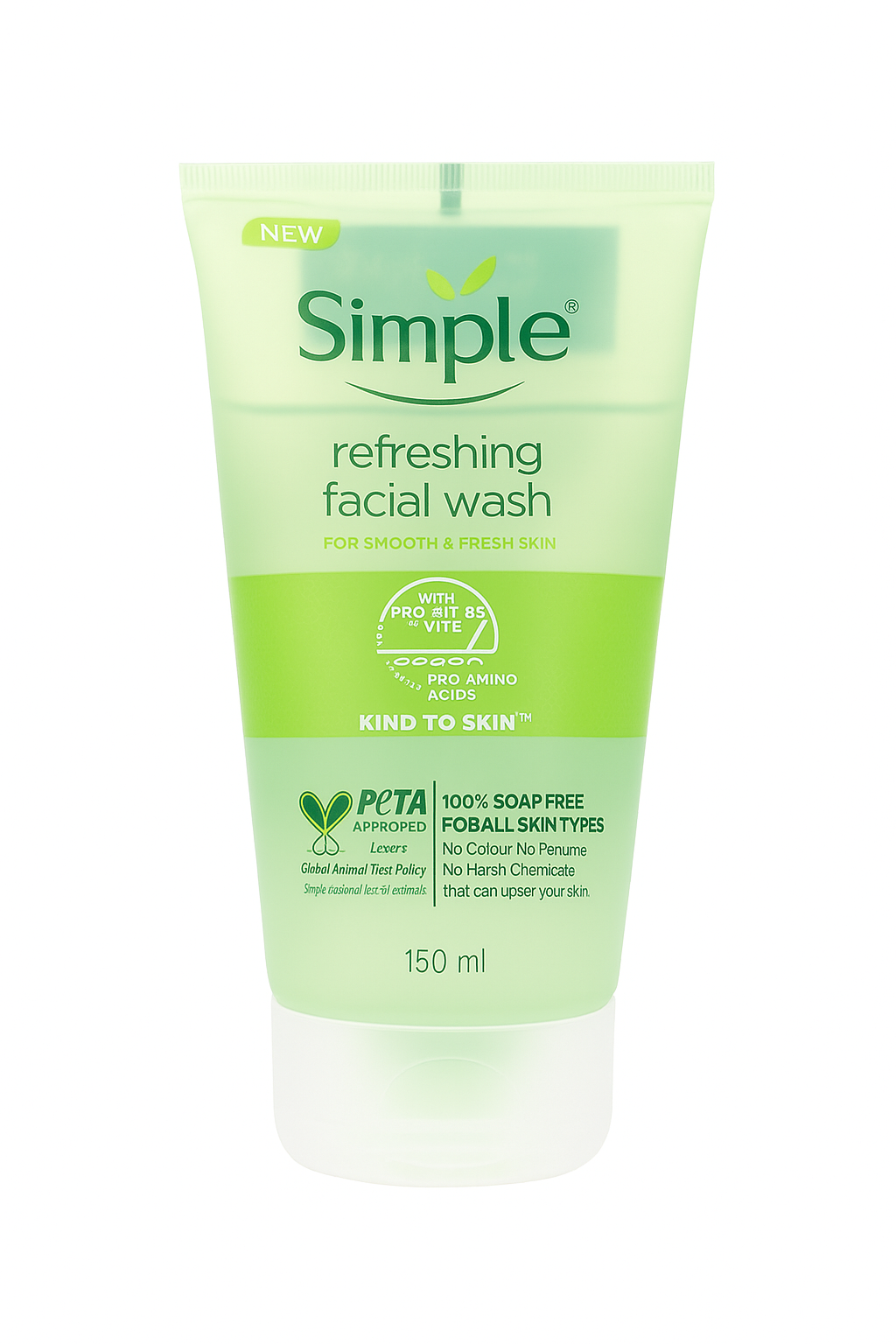 simple refreshing kalka Simple Refreshing Facial Wash (ژل شستشوی صورت فرشینگ سیمپل)