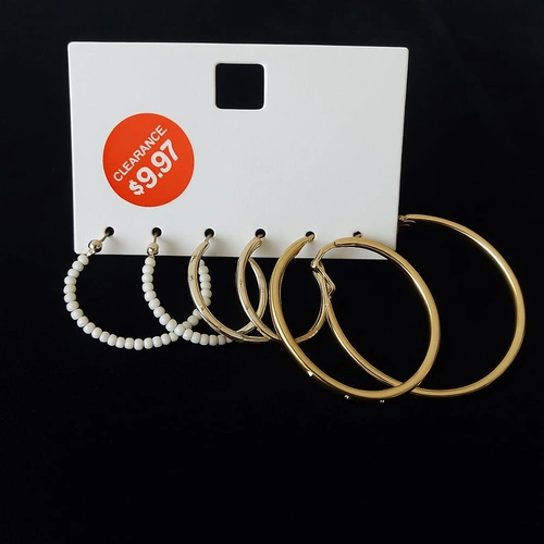 ست 3تایی گوشواره حلقه‌ای