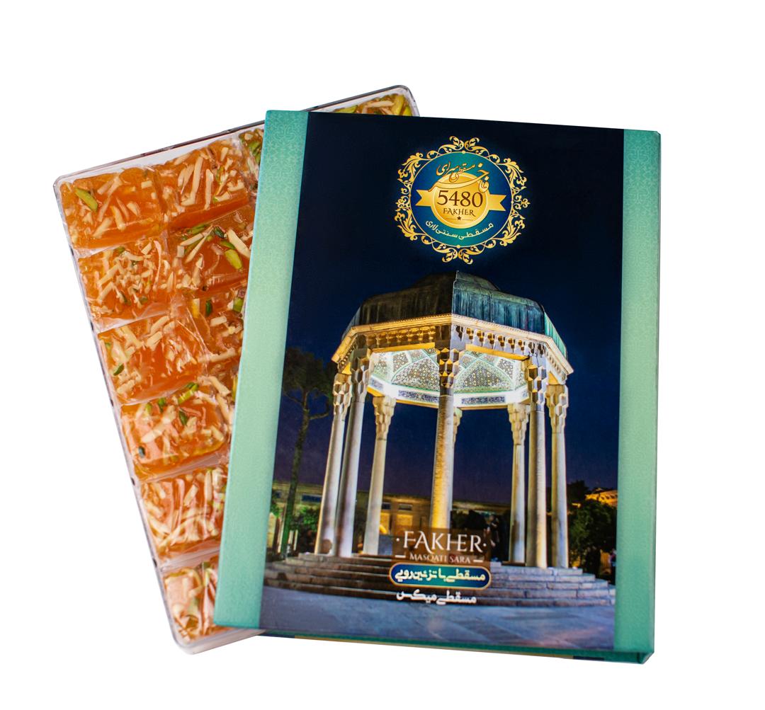 حلوا مسقطی لاری کتابی به صورت لقمه کالکا