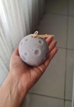 شمع دست‌ساز طرح ماه